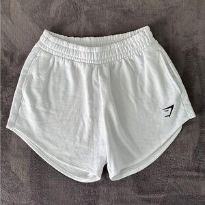 Gymshark White Athletic Shorts
